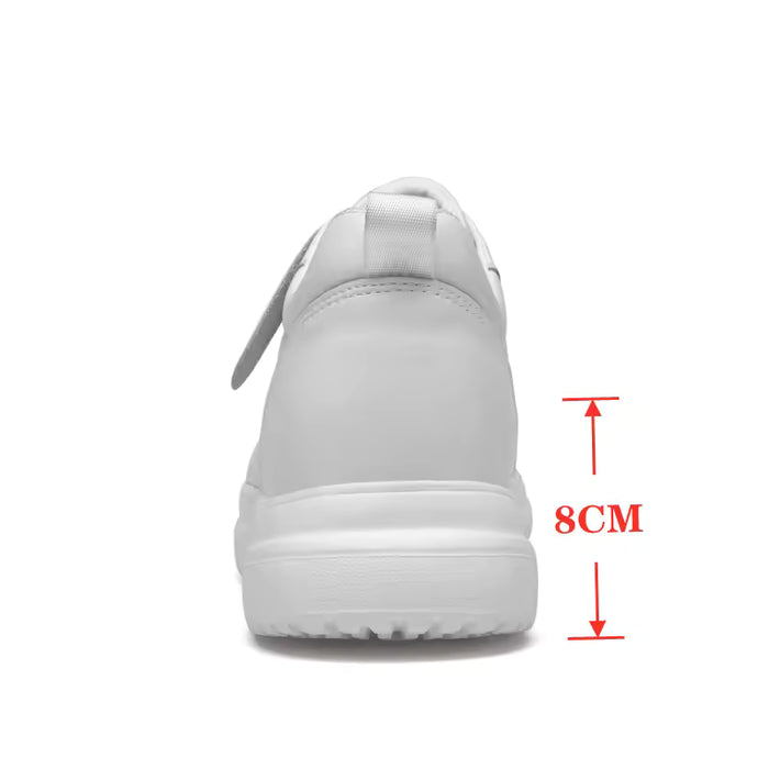 Zapatillas deportivas de hombre con plantilla para aumentar la estatura 8 cm