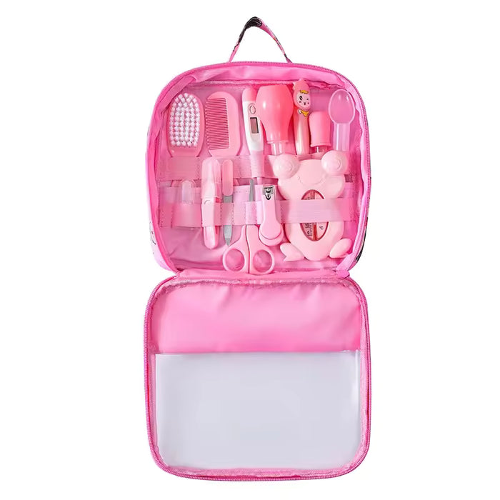 Kit de cuidado para bebés de 13 piezas, kit de higiene para bebés, cepillo de aseo