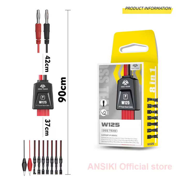 Cable de arranque de alimentación OSS W125 para iPhone
