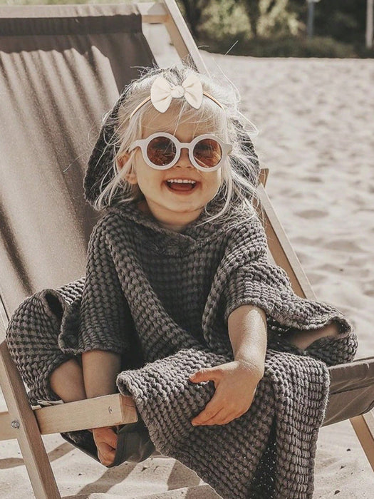 Set de 2 piezas de accesorios para el cabello de niñas: Gomas para el cabello y Gafas
