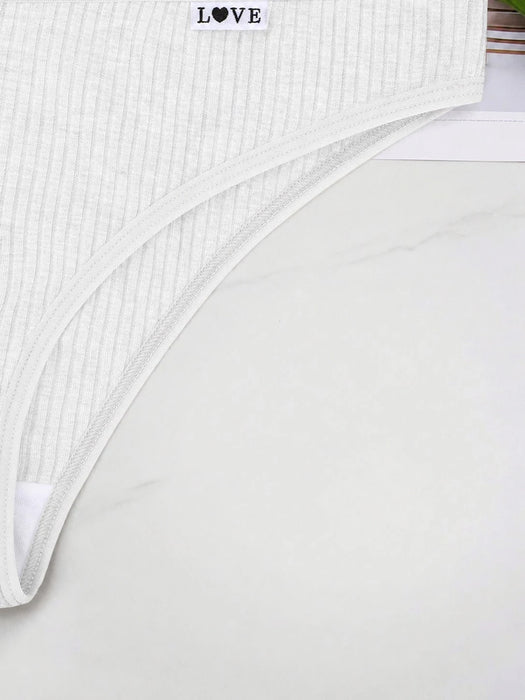 SHEIN Set de 5 piezas de bragas cómodas para mujer