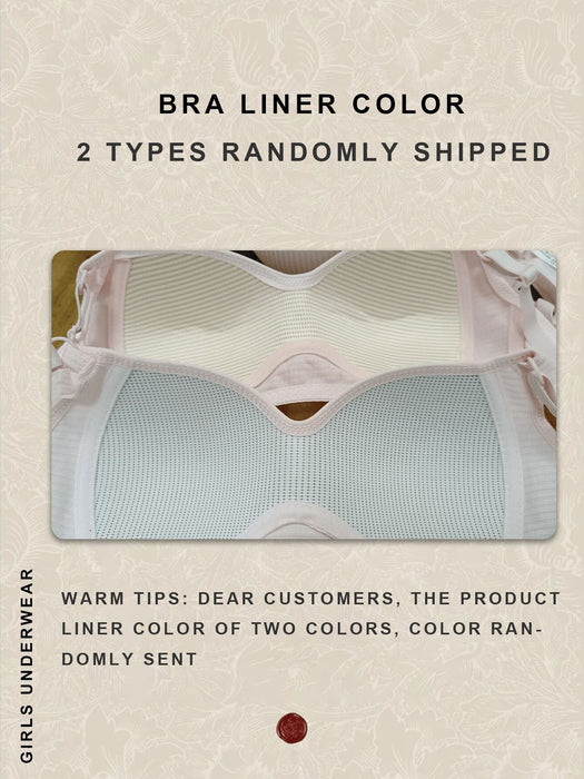 SHEIN Set de 6 sujetadores acanalados minimalistas y cómodos para niñas adolescentes