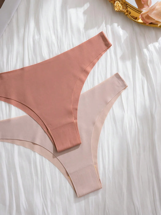 SHEIN Set de 7 bragas sin costuras invisibles y sexys para mujeres