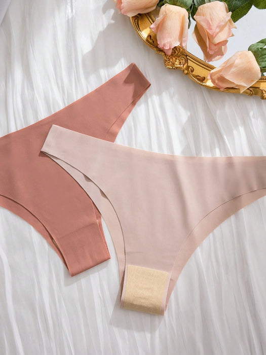 SHEIN Set de 7 bragas sin costuras invisibles y sexys para mujeres