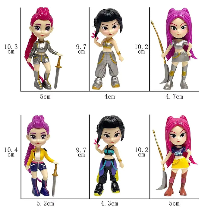 Figura de anime Kpops de cazadores de demonios Rumi Zoe Mira