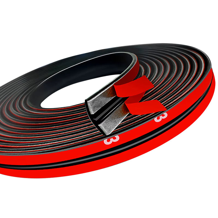 Burlete para parabrisas de coche de 19 mm, borde de ventana