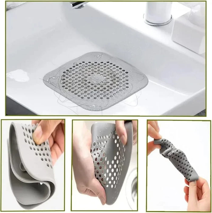 Tapón de silicona para desagüe de cocina, baño, bañera, filtro de agua, accesorios para el hogar