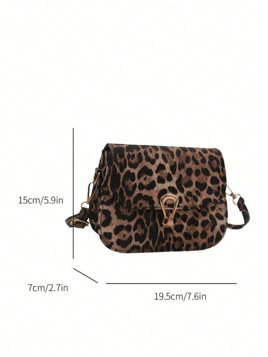 SHEIN Bolso de hombro cuadrado pequeño y sencillo, bolso de mano con solapa y cierre