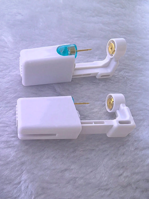 SHEIN Kit de 2 pendientes de acero inoxidable,sencillo de perforación