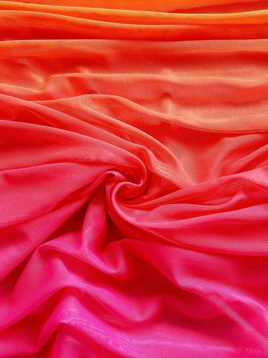 SHEIN Soleia Vestido de punto de malla con estampado de degradado