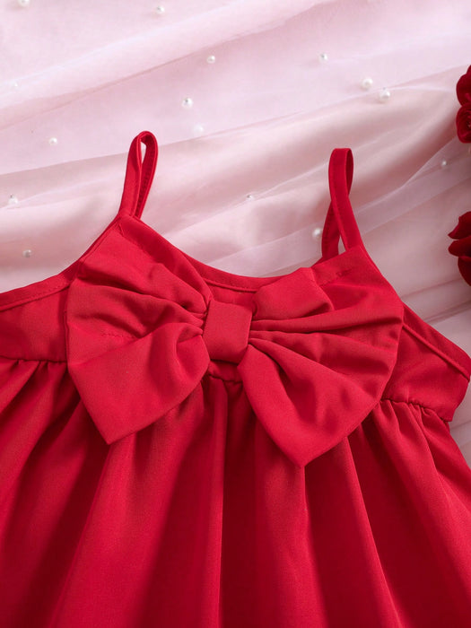 Souflis Souflis Vestido sin mangas de niña bebé, elegante y cómodo