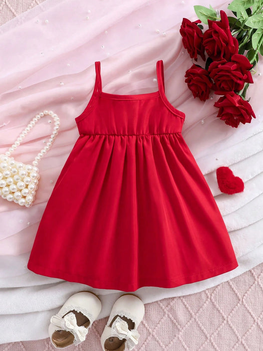 Souflis Souflis Vestido sin mangas de niña bebé, elegante y cómodo