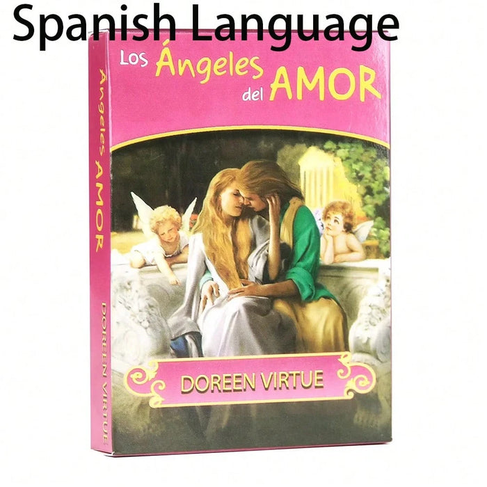 Juego de mesa de cartas del oráculo de los ángeles del romance en español