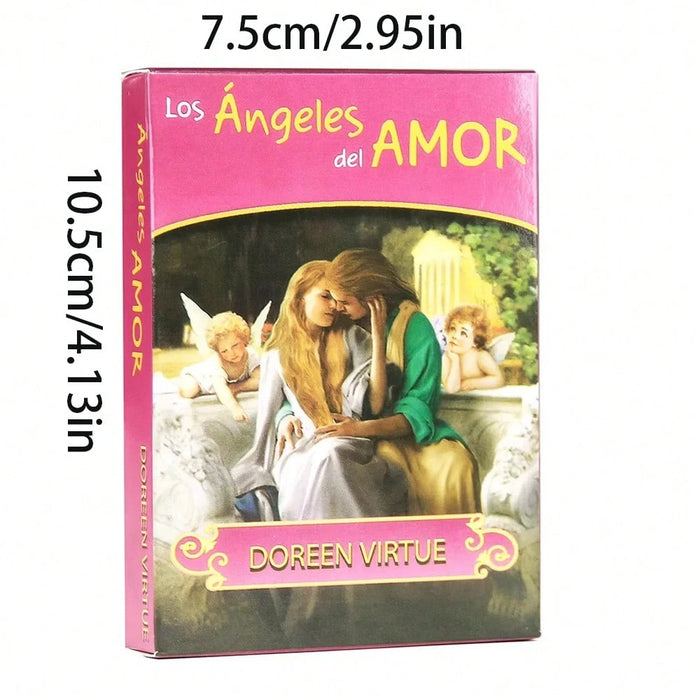 Juego de mesa de cartas del oráculo de los ángeles del romance en español