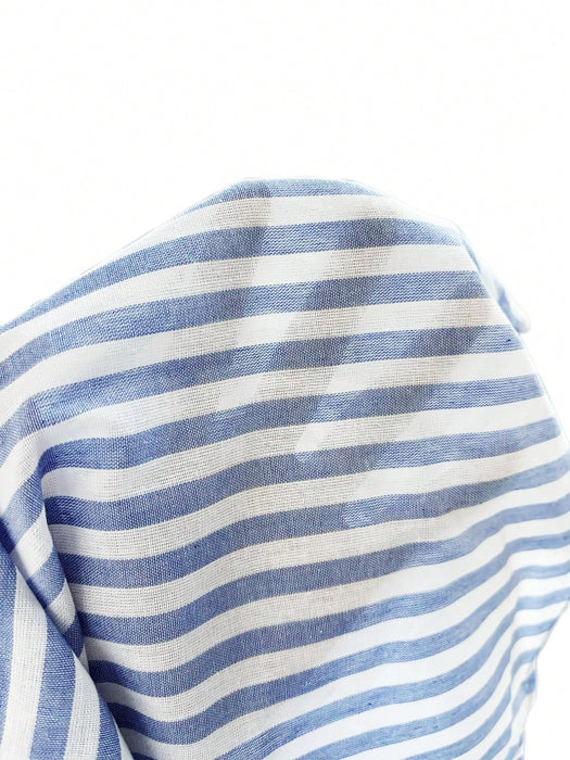 SHEIN StoneGrade Camisa de manga larga a rayas para hombre, casual y elegante