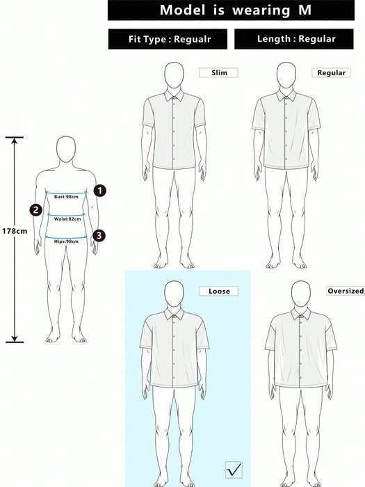 SHEIN StoneGrade Camisa de manga larga a rayas para hombre, casual y elegante