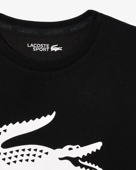 LACOSTE Playera de tenis de algodón técnico extragrande para niño