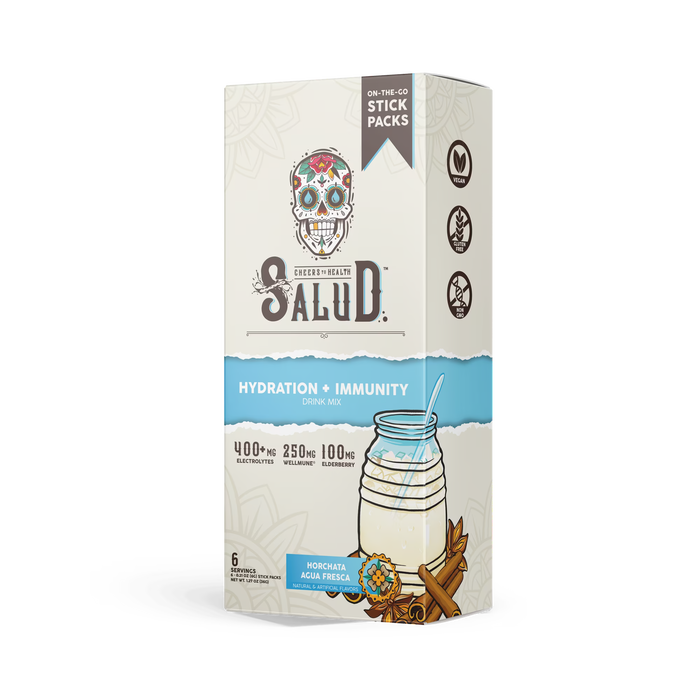 Taste Salud, Mezcla para Bebida Hidratante + Inmunológica, Horchata, 6 servicios