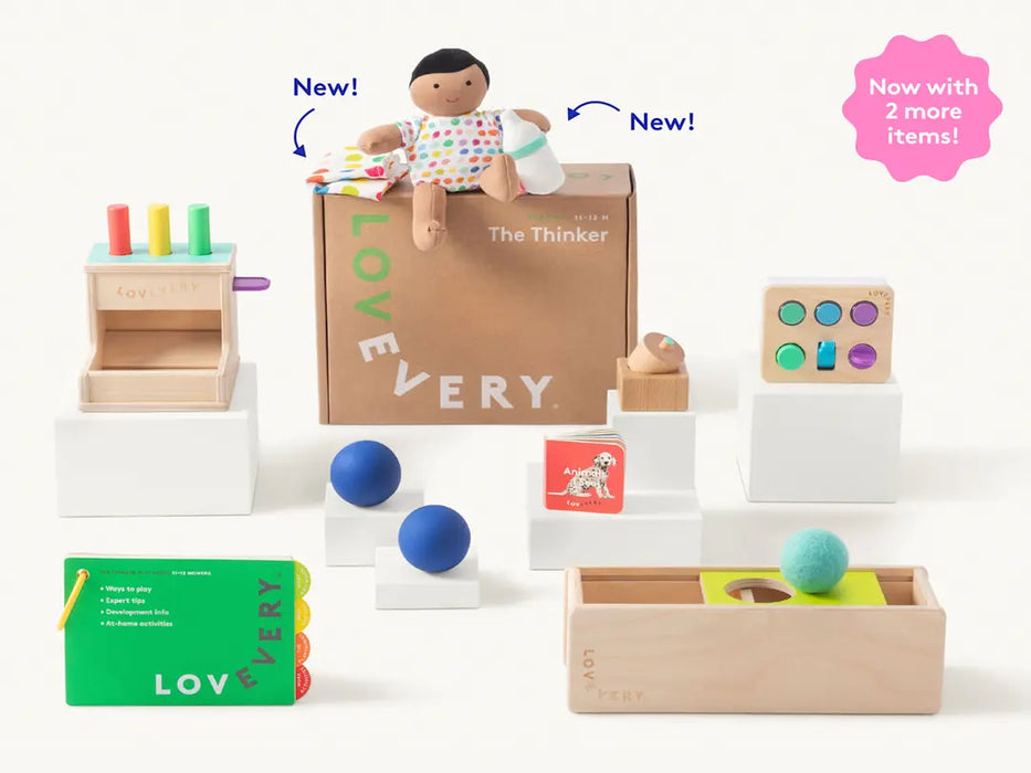 LOVEEVERY El kit de juego del pensador 11-12 Meses