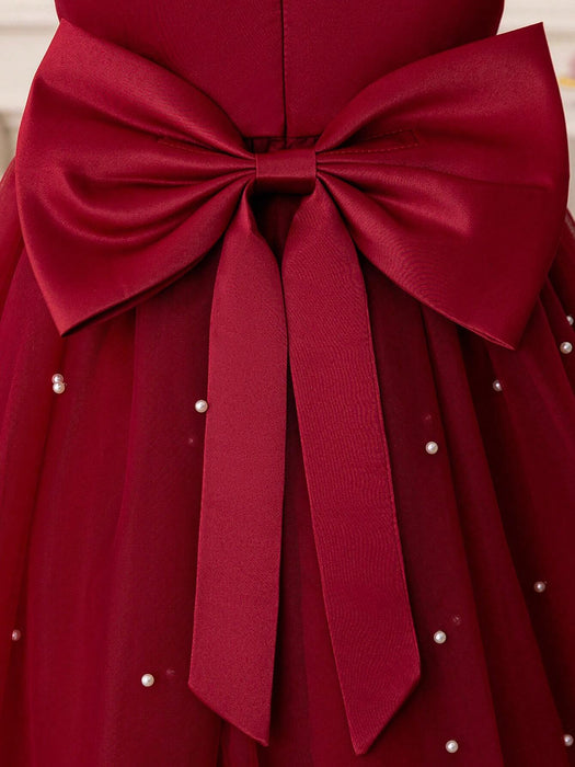 SHEIN Vestido elegante de fiesta de Navidad para niña