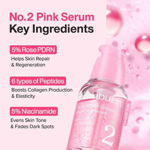Sérum voluminizador de colágeno con rosa y PDRN n.° 2