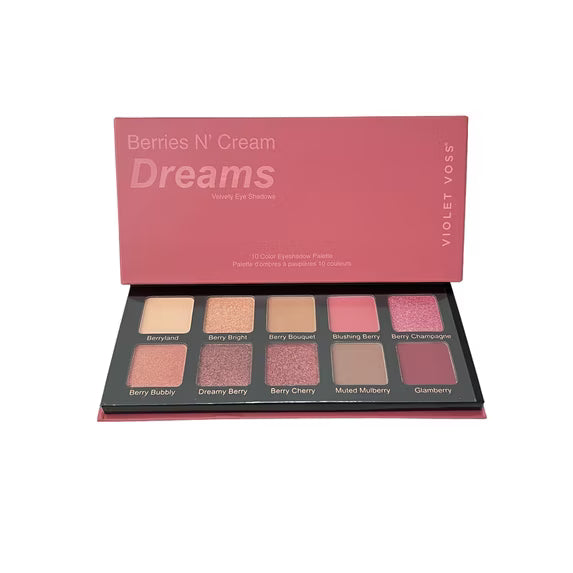 VIOLET VOSS Paleta de sombras de ojos Berries N' Cream Dreams