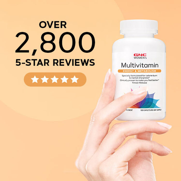 GNC para mujer Multivitamínico para la energía y el metabolismo - (90 porciones)