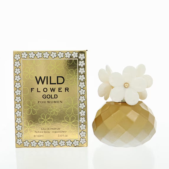 Perfume Wild Flower Gold de 100 ml (3.4 oz) en spray de Fragrance Couture Box para mujer