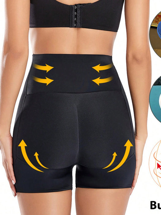 SHEIN Braguitas con relleno para realzar los glúteos, shorts de seguridad para controlar el abdomen