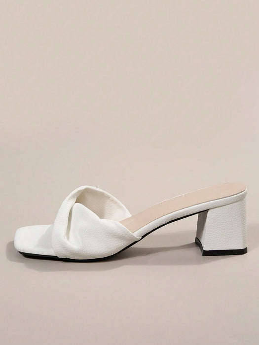 SHEIN Sandalias de mujer de verano, nuevos estilos, tacón de aguja antideslizante