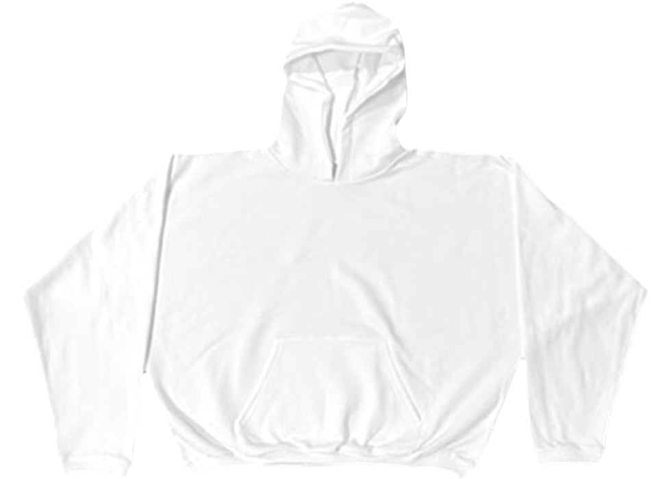 Sudadera con capucha Yeezy HD-01 sin estampado y bolsillos sin cremallera