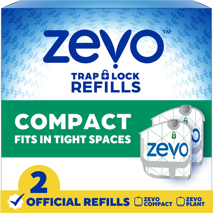 Zevo Recambio para trampa compacta para insectos voladores  - 2 cartuchos de recambio