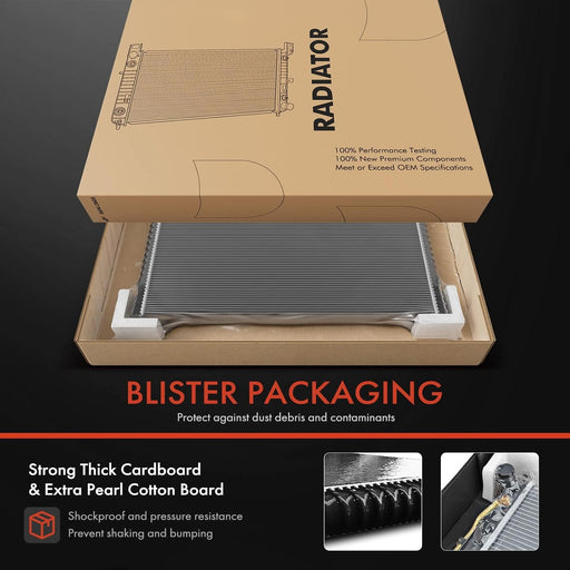 A - Premium Conjunto de radiador de refrigerante del motor #RAD13062 - Quierox - Tienda Online