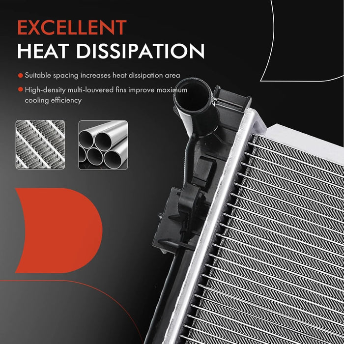 A - Premium Conjunto de radiador de refrigerante del motor #RAD13062 - Quierox - Tienda Online
