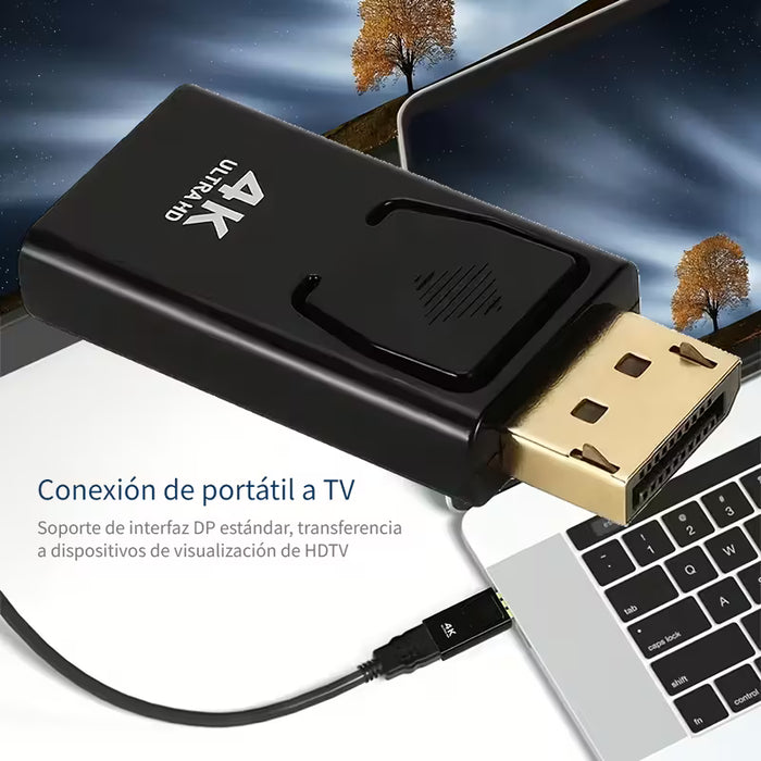1pc Adaptador DisplayPort a Cable (Macho Hembra) para Conectar Monitores