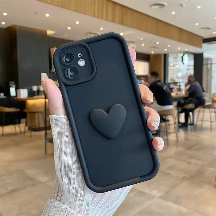 Fundas de Teléfono con Corazón Lindo para iPhone 11, Carcasa a la Moda