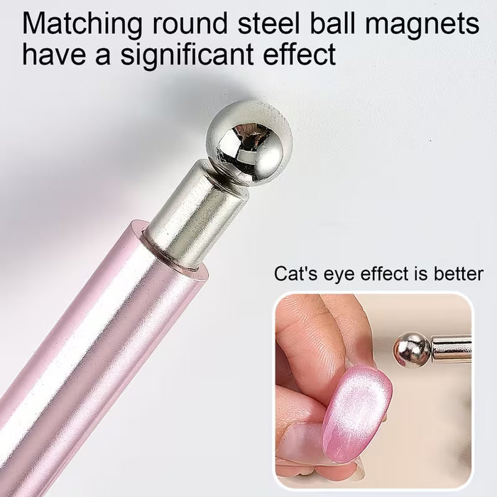 1pc Set de Herramientas de Manicura Multifuncional con Lápiz Magnético para Ojos de Gato
