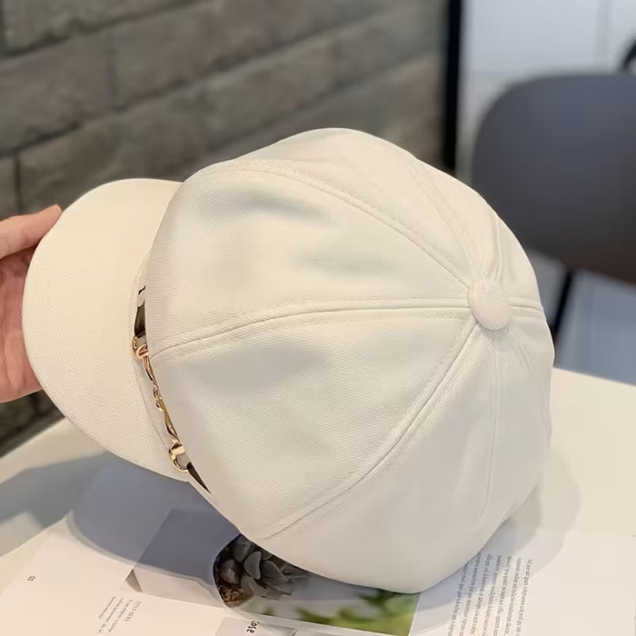 Boina elegante en relieve, sombrero clásico para fiestas diarias de mujer