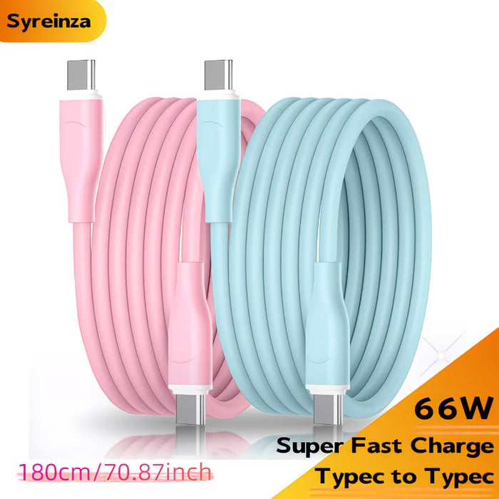 Cable de carga USB C a Lightning (paquete de 2 de 3 m)
