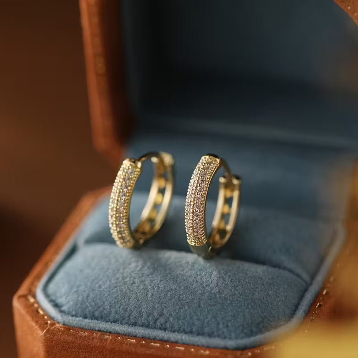 Pendientes de moda versátiles y clásicos de estilo francés