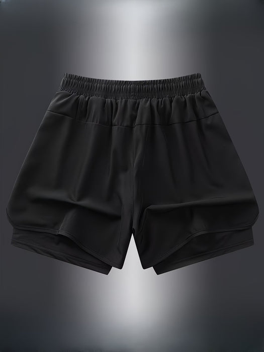 Pantalones Cortos de Mujer para Exteriores 2 en 1, Pantalones de Fitness para Correr