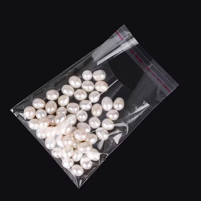100 bolsas autoadhesivas OPP transparentes 4*6cm (1.57*2.36in)