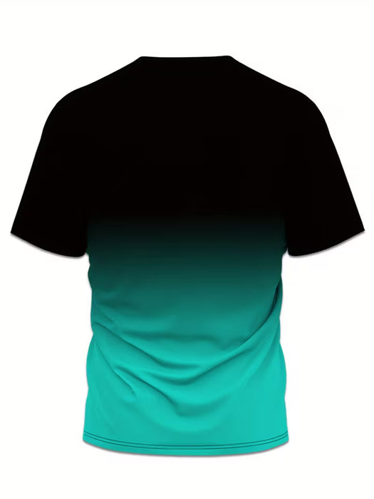 Conjunto casual de 2pcs para hombre con camiseta de manga corta y pantalon corto