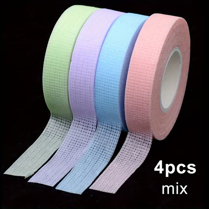 4 Rollos de Cintas Transpirables para Extensión de Pestañas