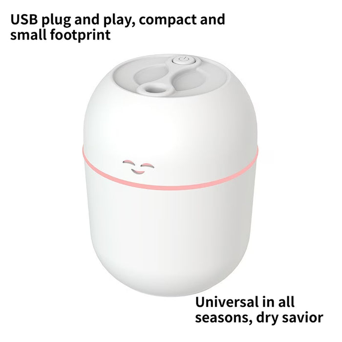 Humidificador compacto adecuado para dormitorios ideal para aromaterapia