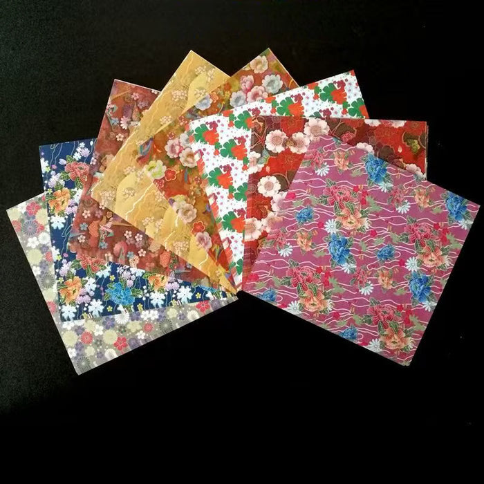 60 unidades de papel origami impreso de doble cara estilo japonés, 14.7 cm cuadrado