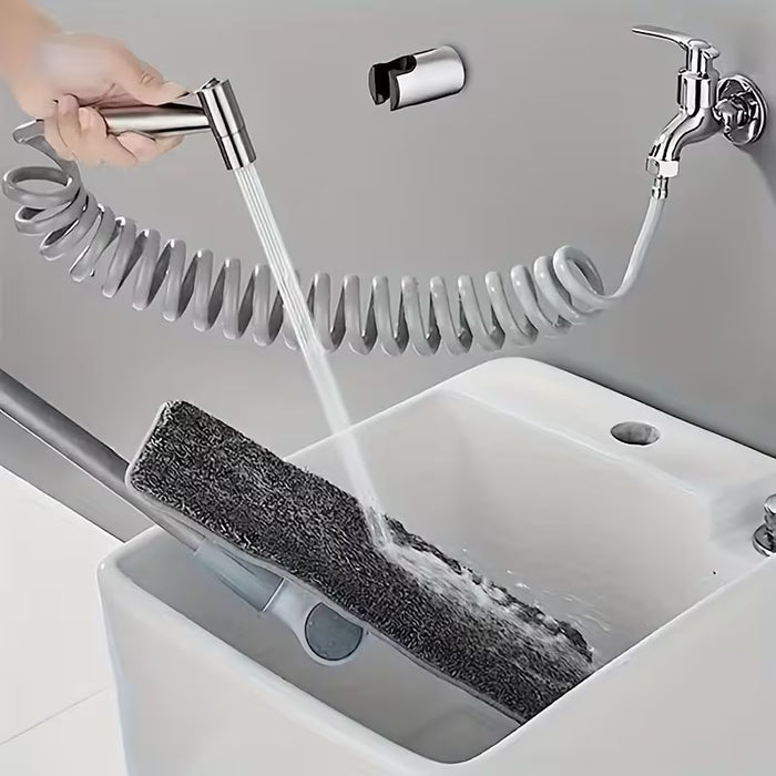 Juego de tres rociadores de bidé manual para inodoro de acero inoxidable, compatible con diámetro de entrada estándar