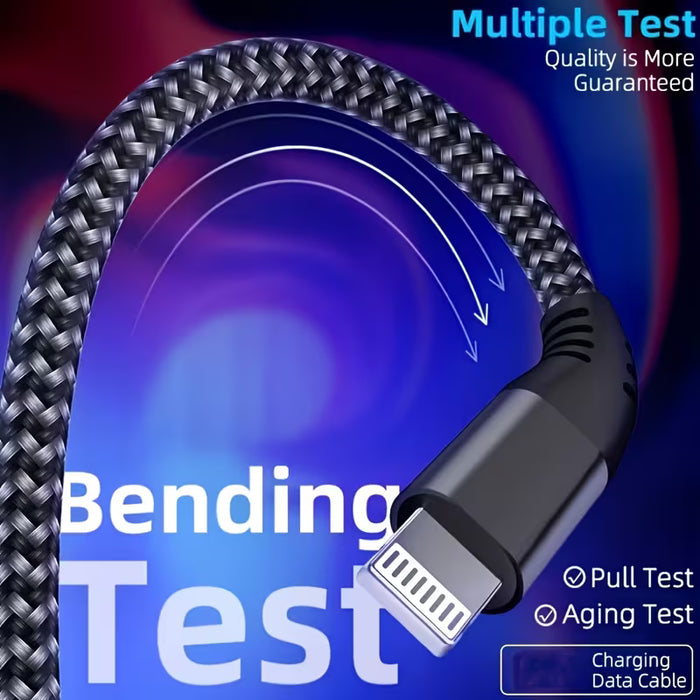 Cable USB C a Lightning, Trenzado de Nylon para Modelos de iPhone