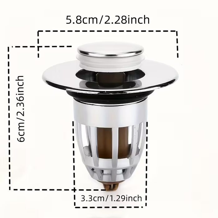 1 Pieza De Tapón de desagüe universal para lavabo de baño de fácil instalación