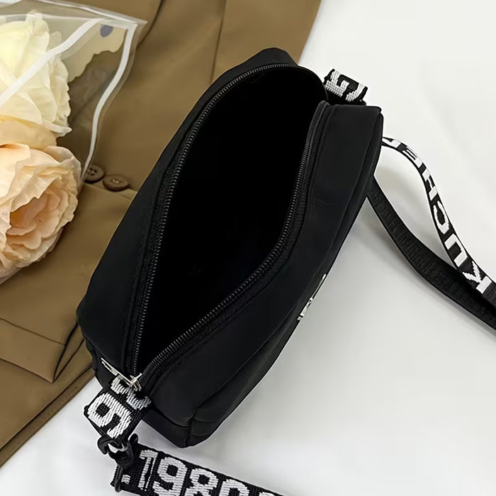 Bolso Cuadrado Neutro, Bolso de Hombro Versátil y Moderno para Mujer